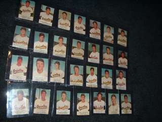 1954 Esskay Meats Baltimore Orioles NEAR FULL Set RARE  