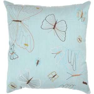  T 2007 18 Decorative Pillow in Teal [Set of 2]
