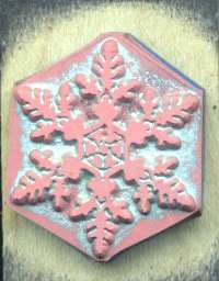 Inkadinkado Snowflake Rubber Stamp  