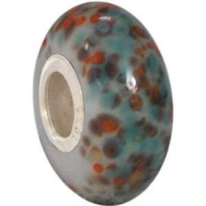  Fenton Art Glass Cherokee Bead Charm: Jewelry