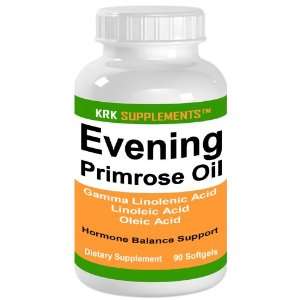  Evening Primrose Oil 400mg 90 softgels KRK SUPPLEMENTS 