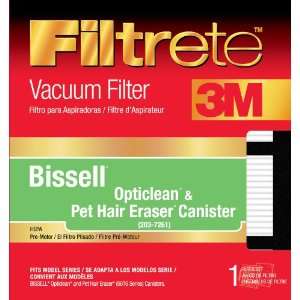   Pet Hair Eraser Canister HEPA Vacuum Filter, 1 Pack: Home & Kitchen