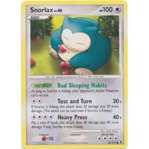  Pokemon Platinum Rising Rivals #81 Snorlax Common Card 