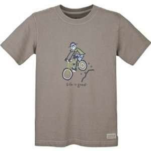 Life is Good Boys Crusher Down Time Bike Shirt:  Sports 