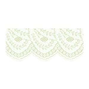 York Wallcoverings Small Treasures Diecut Lace Prepasted Border, Mint 