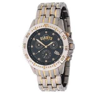   Giants Silver/Gold Mens Legend Swiss Wrist Watch