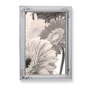  Sterling Silver Floral Corner 5 X 7 Photo Frame: Jewelry
