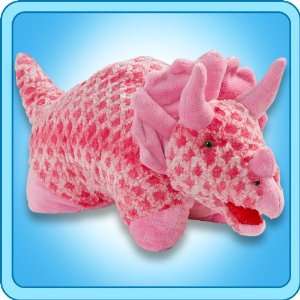    Pillow Pets Large 18 Pink Triceratops Dinosaur: Toys & Games
