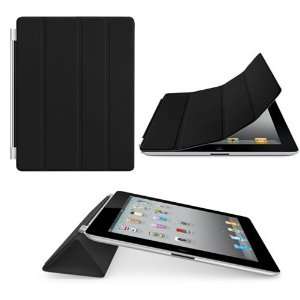   Flip Smart Cover Skin Case Stand for iPad 2 in Black: Electronics