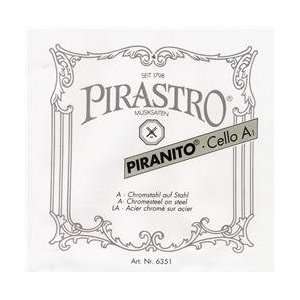  Pirastro Piranito Cello Strings, C 1/8 1/4 Size Musical 