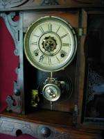 Antique Waterbury Parlor/Kitchen Clock 8 Day Nice  