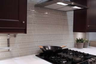   Off White Glass Subway Tile Kitchen Backsplash Wall Sink MS01  