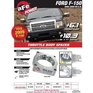 2004   2009 Ford F150 V8 High Performance Throttle Body Spacer From 