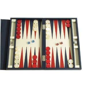  Luxury Leather Backgammon Set   Board Game (15 Travel 