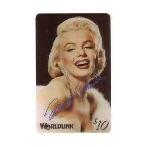 Marilyn Collectible Phone Card: $10 Marilyn Monroe (Regular Issue 