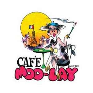  T shirts Homor Novelty Cafe Moo Lay XL 
