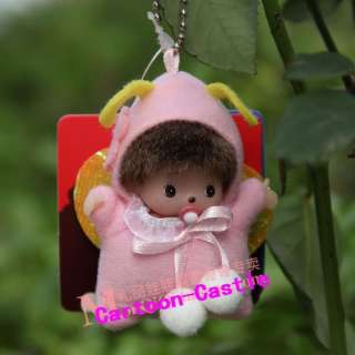 Monchhichi Cartoon Hang Deco Toy Doll Pendant Butterfly  
