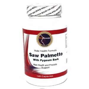   and Prostate Support   120 Capsules  Saw Palmetto BioPower Nutrition