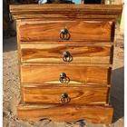   Wood 4 Storage Drawers Nightstand Bedside End Table Furniture NEW