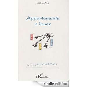 Appartements a Louer (Linstant théâtral) (French Edition) Luce 