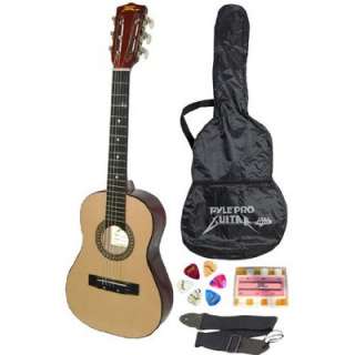 Pyle Pro Classical 30 Beginner Jame Acoustic Guitar Pack w/ Carrying 
