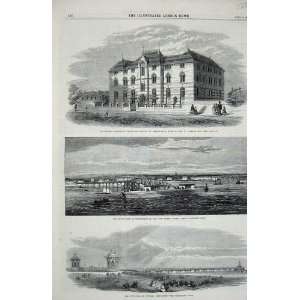   1865 Albert Memorial School Birkenhead Mersey Lytham