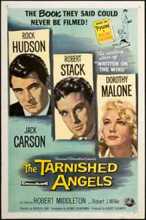 The Tarnished Angels 1958 Original U.S. One Sheet Movie Poster  
