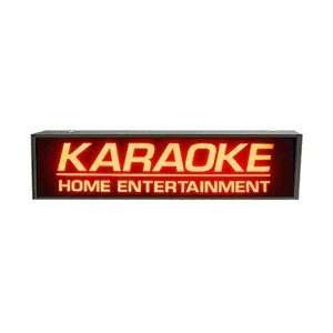  Karaoke Simulated Neon Sign 12 x 52