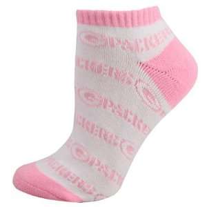  Green Bay Packers Pink Womens No Show Socks: Sports 