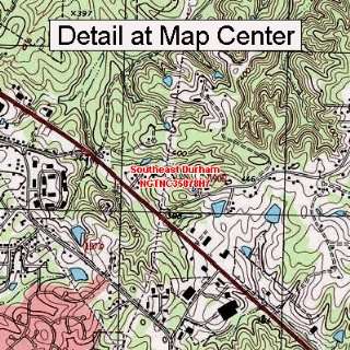   Quadrangle Map   Southeast Durham, North Carolina (Folded/Waterproof