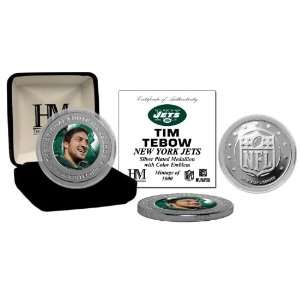  Tim Tebow New York Jets Silver Coin: Sports Collectibles
