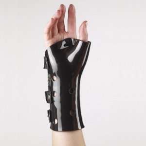  Corflex Wrist Hand Thumb Orthosis XS Black Left   Black 