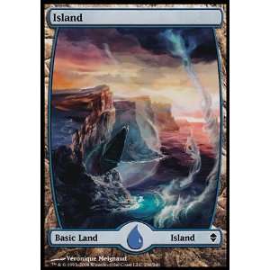 Magic the Gathering Island (236) (Foil)   Zendikar Toys 