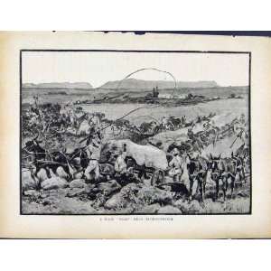  Boer War By Richard Danes Main Road Bloemfontein Print 