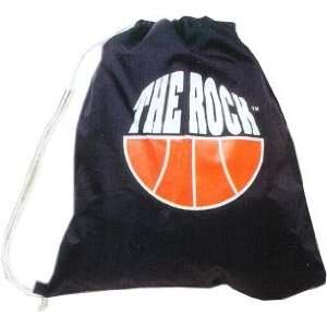  ROCK TOTE Tote Bag with Large The Rock Logo Gray/Black: Sports