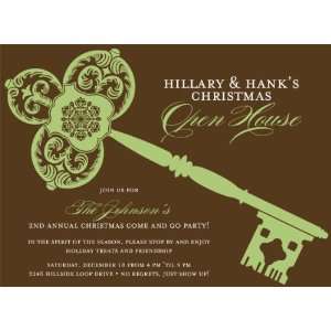 Open House Key Chocolate Invitations