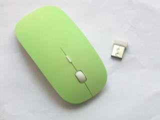 GHz Wireless Optical Mouse For APPLE Macbook Mac Green  