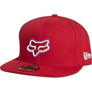  Fox Racing Kali Breed New Era Cap   7 1/4/Red: Automotive