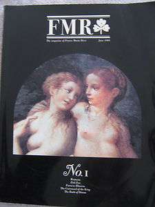 FMR The Magazine of Franco Maria Ricci June 1984 No. 1  