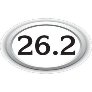  26.2 Marathon Car Bumper Sticker Decal 5 X 3 Everything 