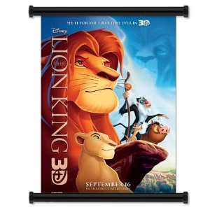  The Lion King 3D Movie Fabric Wall Scroll Poster (16x23 