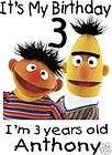 Bert and Ernie Sesame St Birthday Boys Girls T Shirt