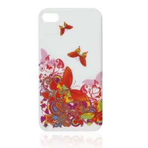   Pattern Plastic IMD Back Case White for iPhone 4 4G 4S: Electronics