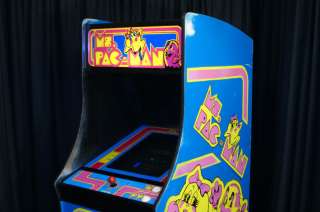 Midway Ms. Pac Man arcade game SUPER NICE CABINET WOW  