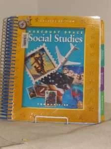 2000 HARCOUTS BRACE TEACHERS EDITION SOCIAL STUDIES  