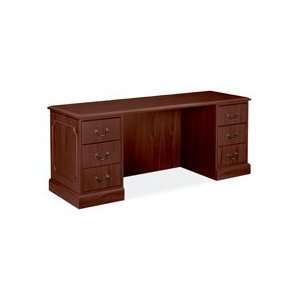 Mahogany   Sold as 1 EA   Credenza features knee space, antique brass 