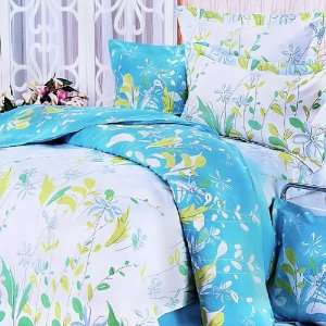     [Blooming Orchid] 100% Cotton Duvet Cover Set