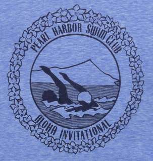   80S PEARL HARBOR SWIM CLUB HAWAII SURF BEACH SOFT THIN T SHIRT S
