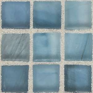  Classic Glass Tiles 5/8 x 1 1/4 Mosaic Serenity Blue 