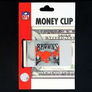  Cleveland Browns Large NFL Money Clip: Sports & Outdoors